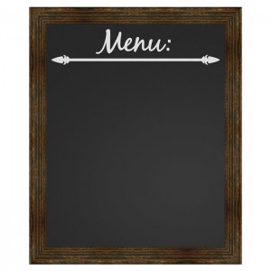 PTM Images Menu Wall Mounted Chalkboard XPM1910